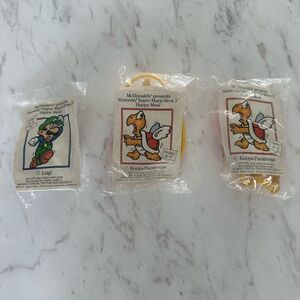 Vintage McDonald’s Nintendo Super Mario Bros 3 Happy Meal Toys - Bundle of 3